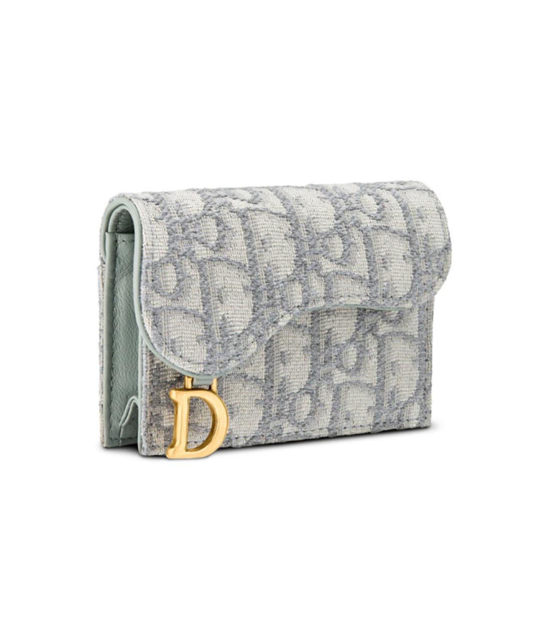 CHRISTIAN DIOR Серый кошелек, фото 3