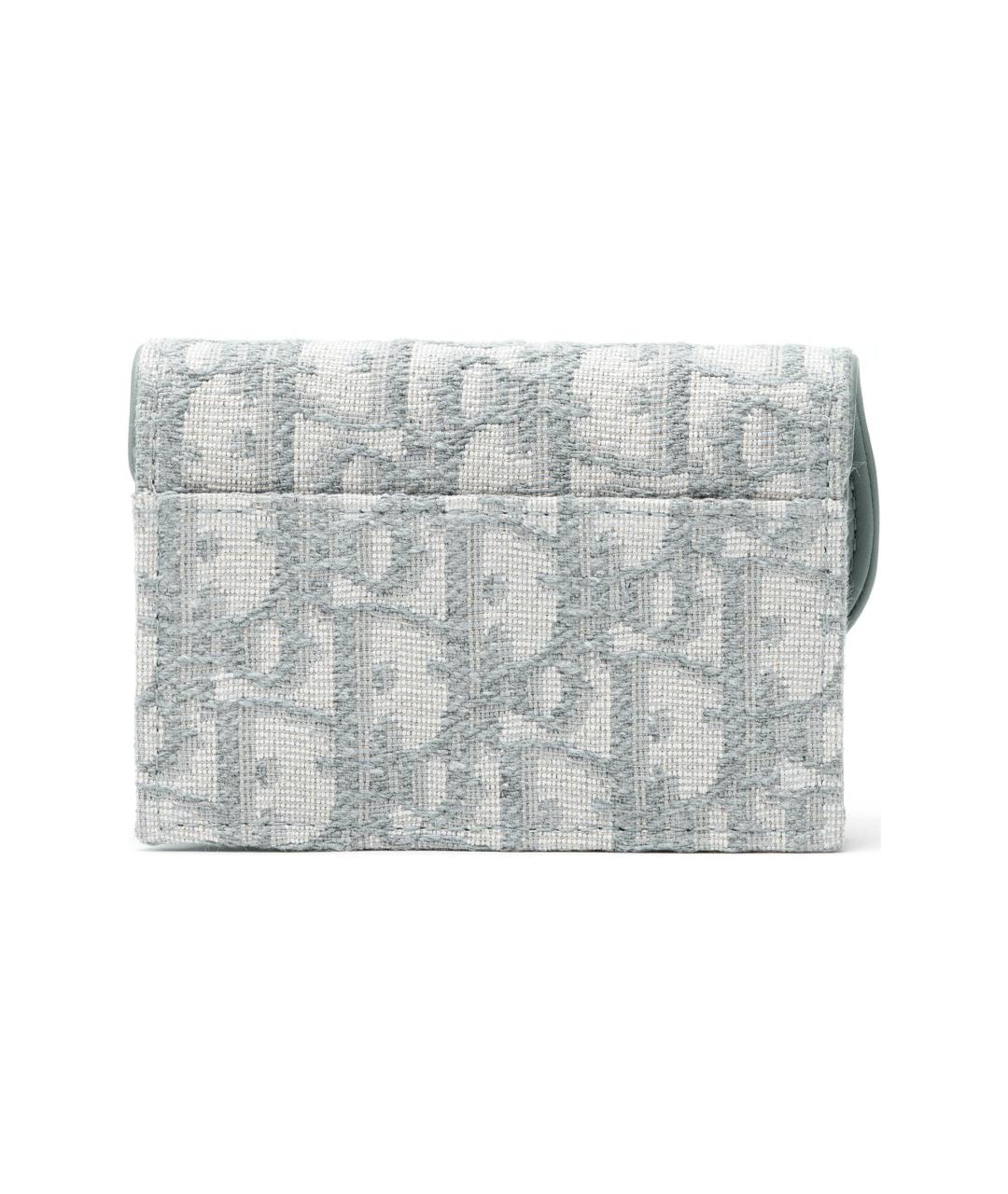 CHRISTIAN DIOR Серый кошелек, фото 6