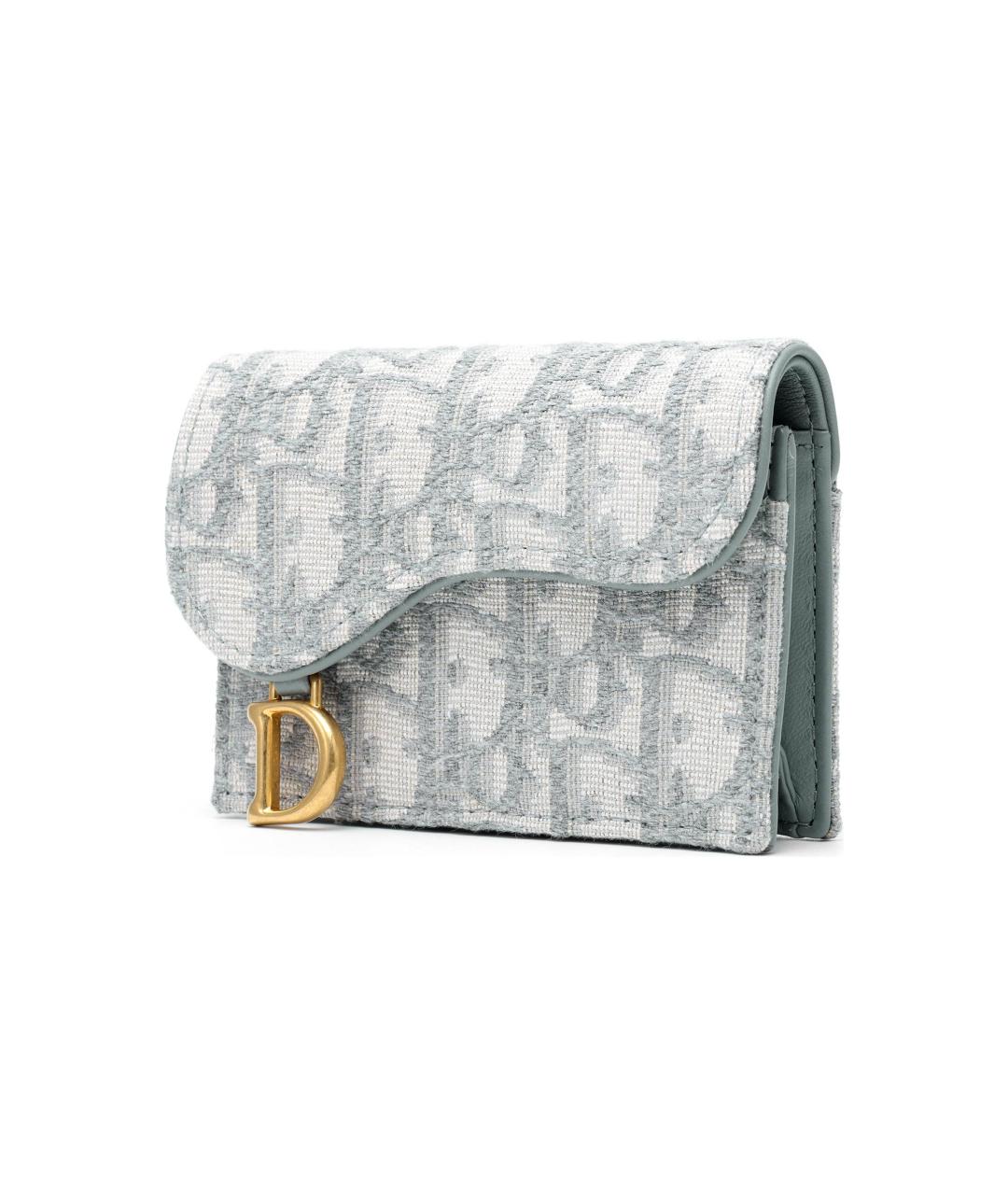 CHRISTIAN DIOR Серый кошелек, фото 4