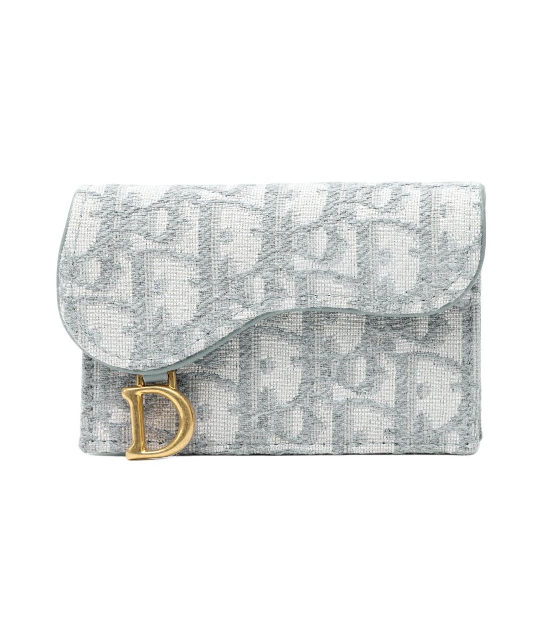 CHRISTIAN DIOR Серый кошелек, фото 2