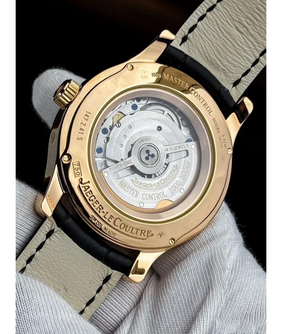 Jaeger LeCoultre Белые часы из розового золота, фото 5