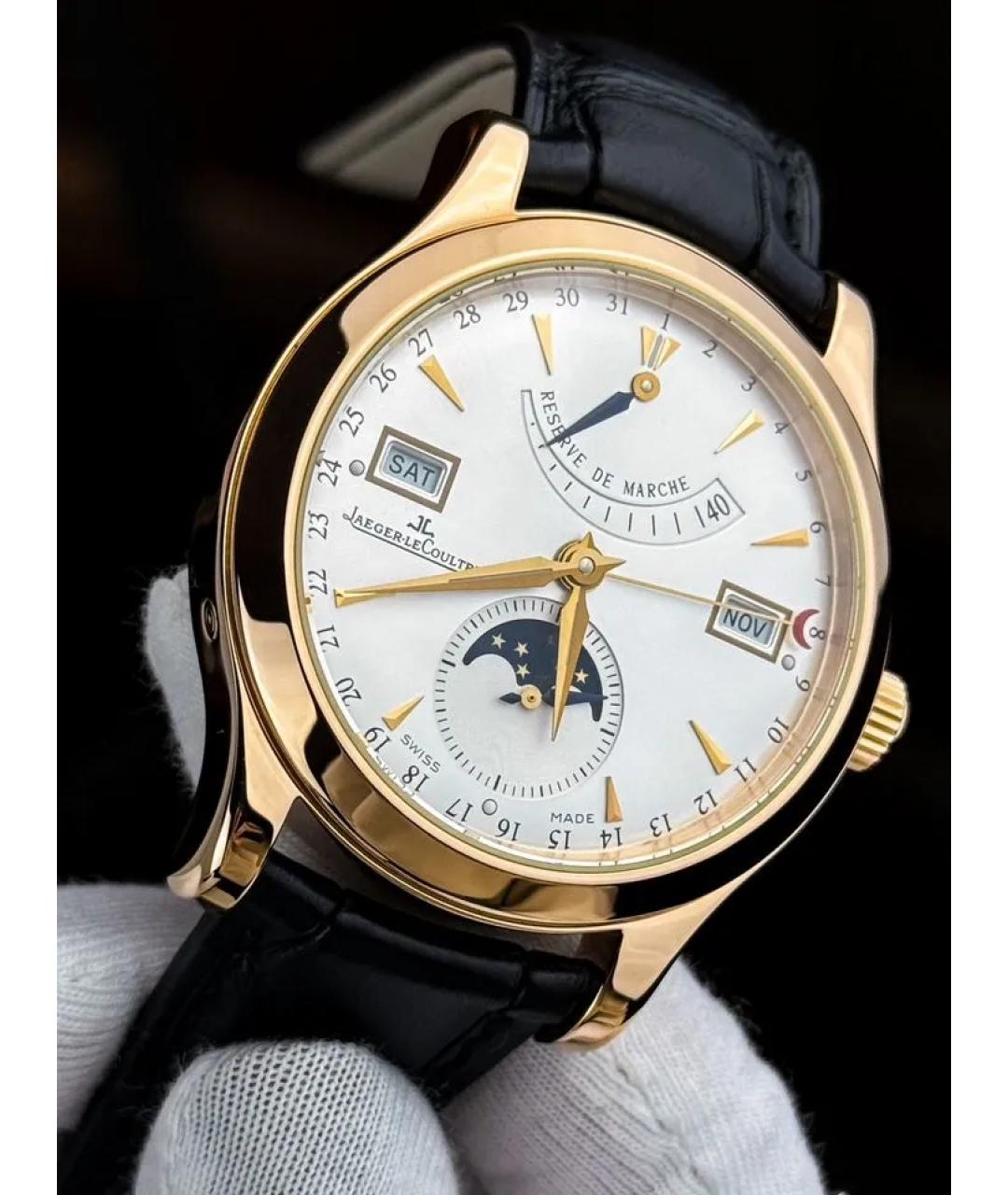 Jaeger LeCoultre Белые часы из розового золота, фото 2