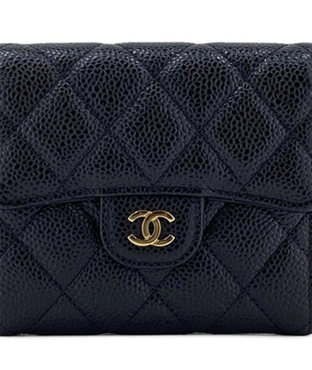 CHANEL Черный кошелек, фото 7