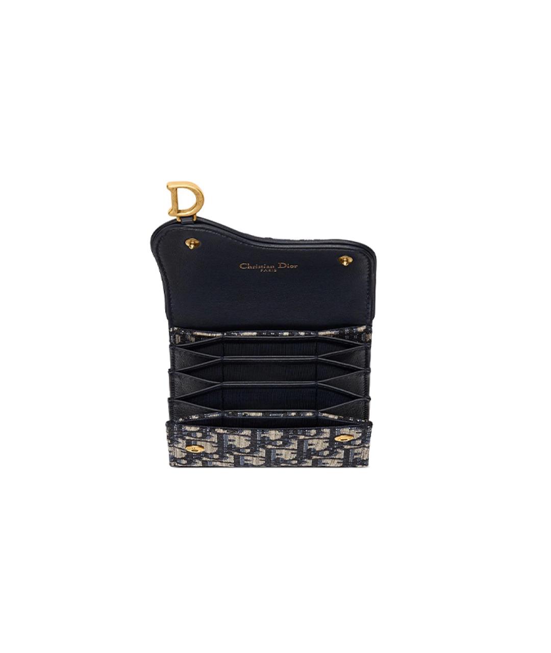 CHRISTIAN DIOR Темно-синий кошелек, фото 5