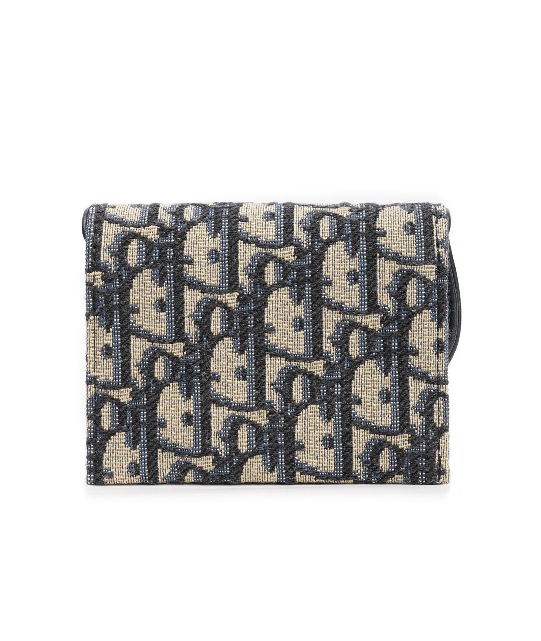 CHRISTIAN DIOR Темно-синий кошелек, фото 3