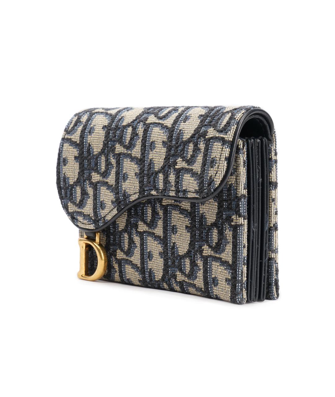 CHRISTIAN DIOR Темно-синий кошелек, фото 2