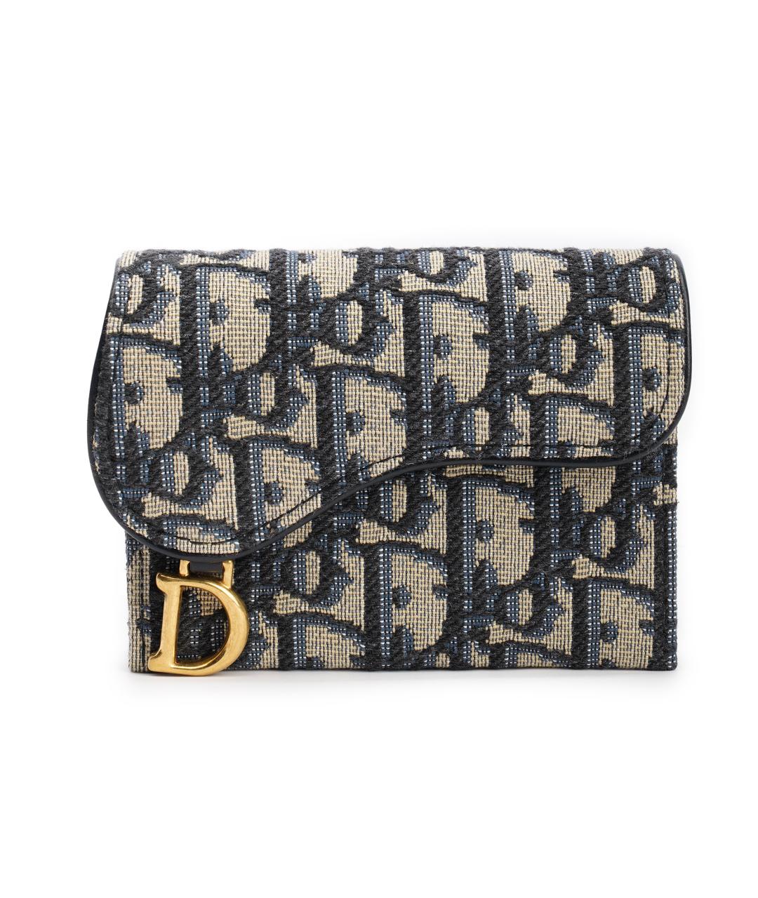 CHRISTIAN DIOR Темно-синий кошелек, фото 1