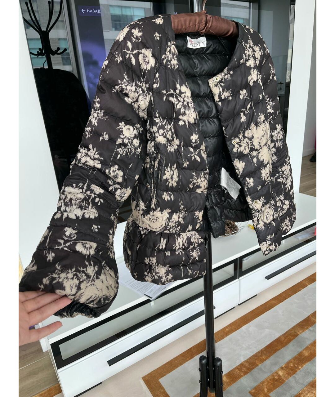 RED VALENTINO Черная куртка, фото 4