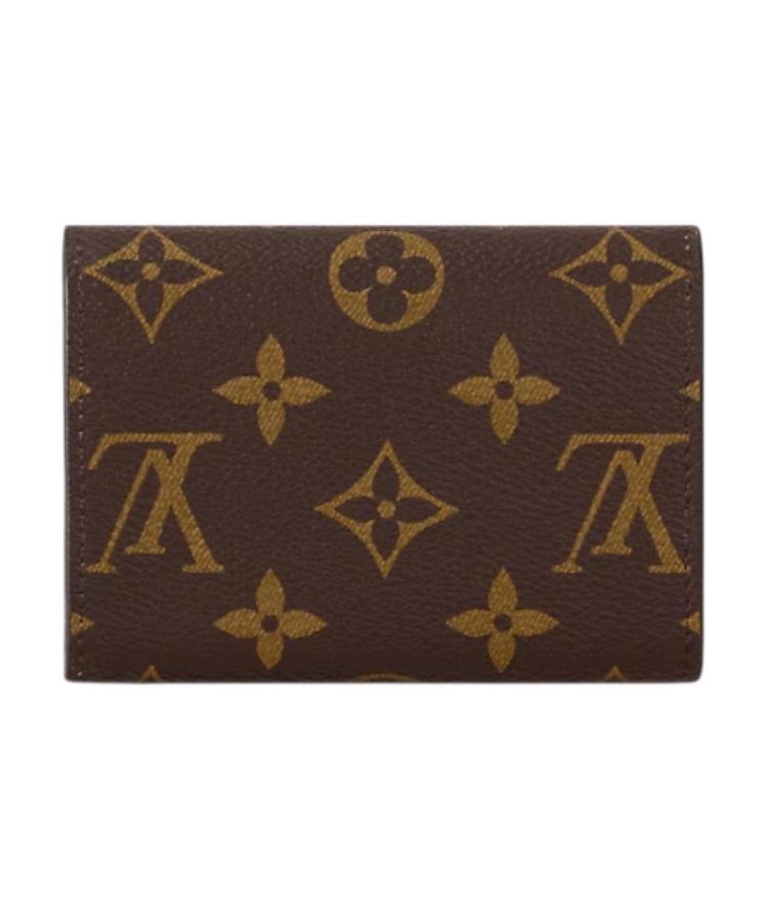 LOUIS VUITTON Коричневый кошелек, фото 5