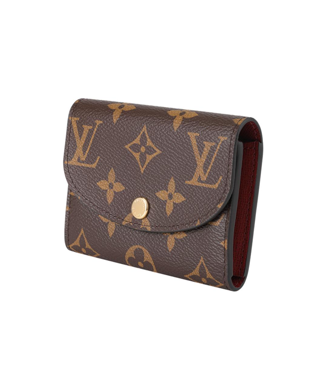 LOUIS VUITTON Коричневый кошелек, фото 4