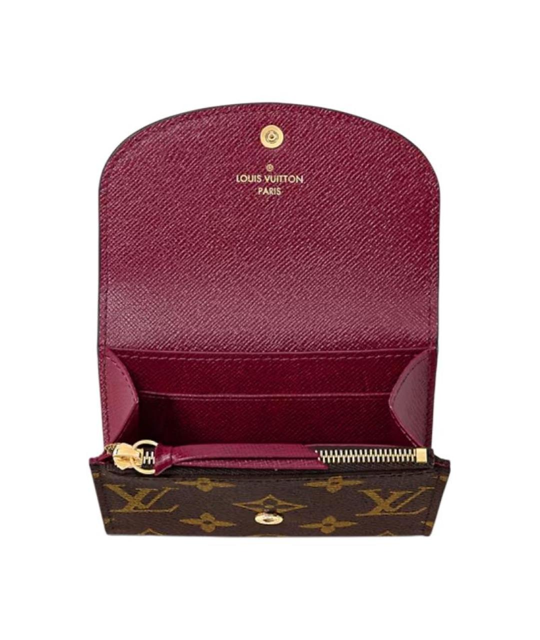 LOUIS VUITTON Коричневый кошелек, фото 7