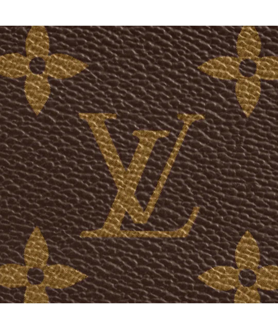 LOUIS VUITTON Коричневый кошелек, фото 5