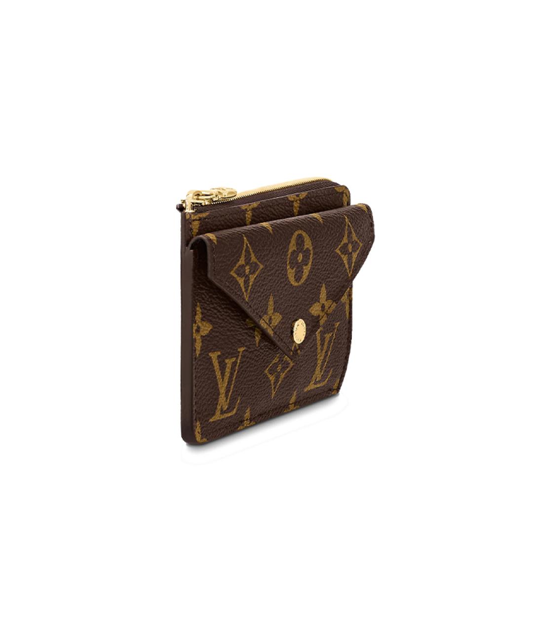 LOUIS VUITTON Коричневый кардхолдер, фото 2