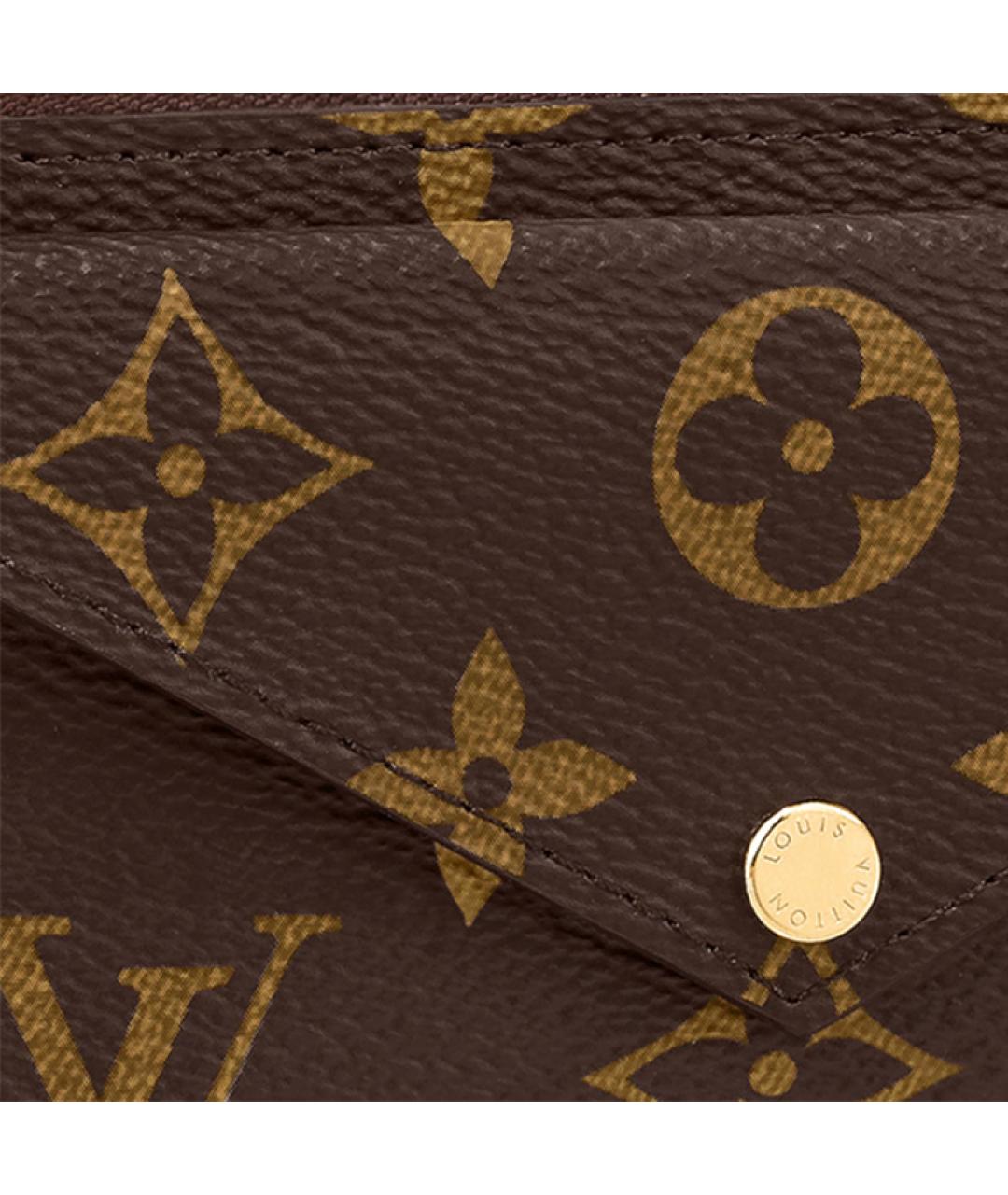 LOUIS VUITTON Коричневый кардхолдер, фото 5