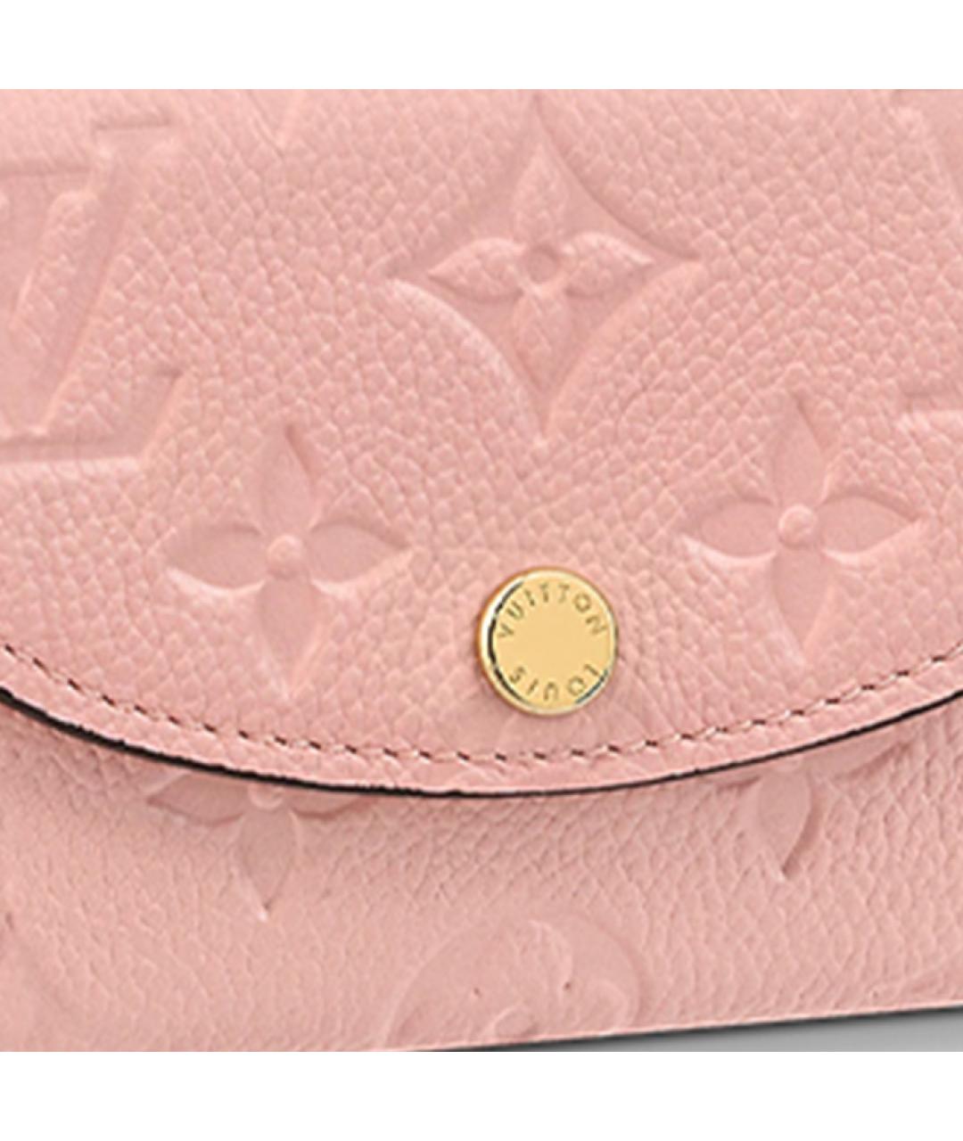 LOUIS VUITTON Розовый кошелек, фото 5