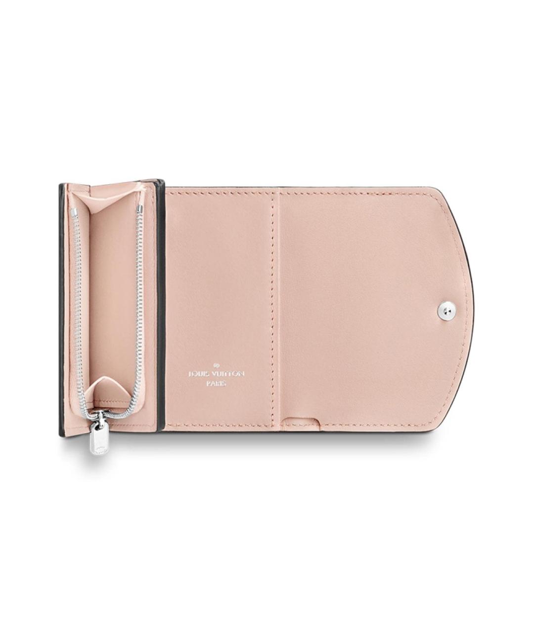 LOUIS VUITTON Розовый кошелек, фото 5