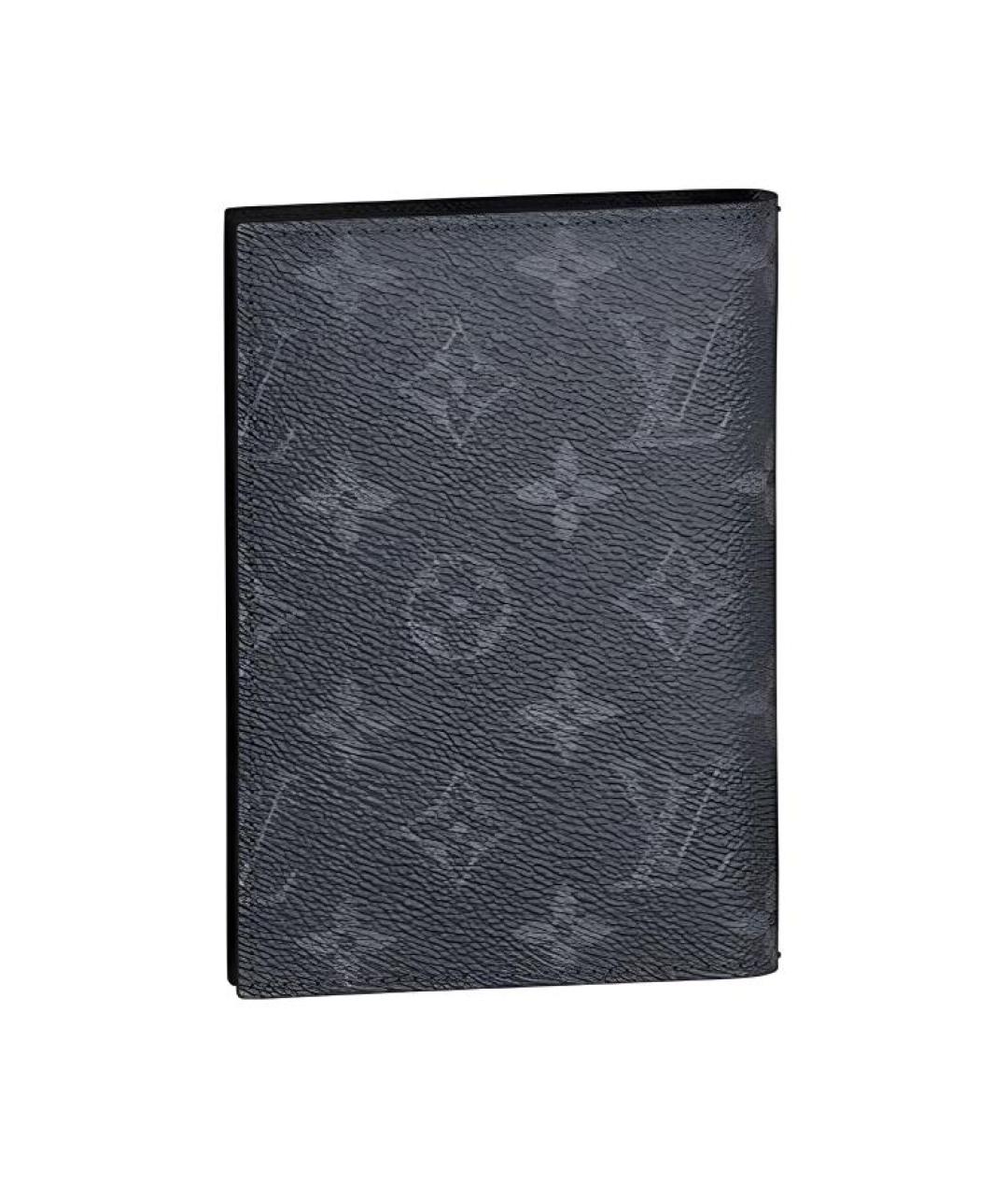 LOUIS VUITTON Серая кожаная папка для документов, фото 2