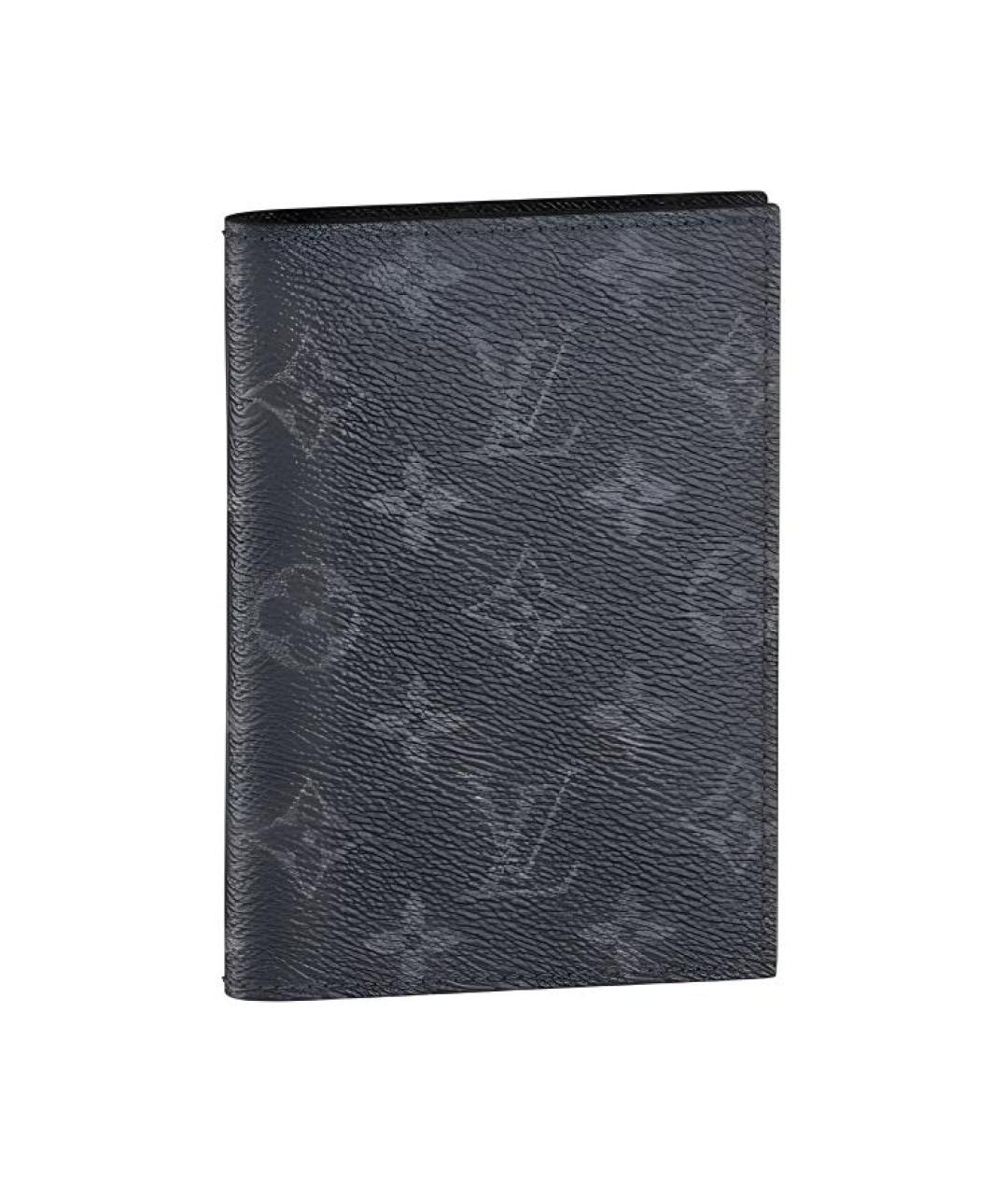 LOUIS VUITTON Серая кожаная папка для документов, фото 1