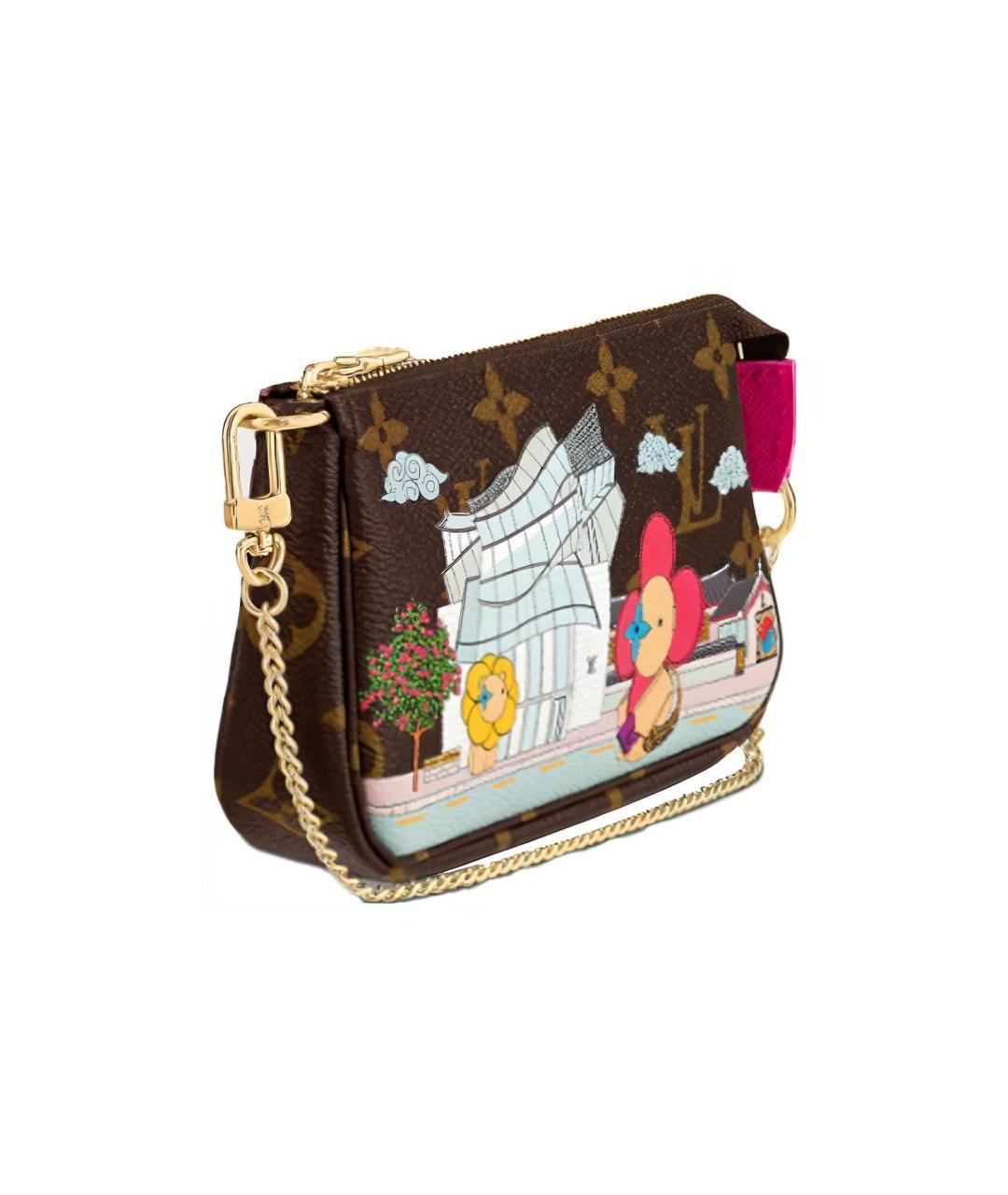 LOUIS VUITTON Коричневая сумка через плечо, фото 2