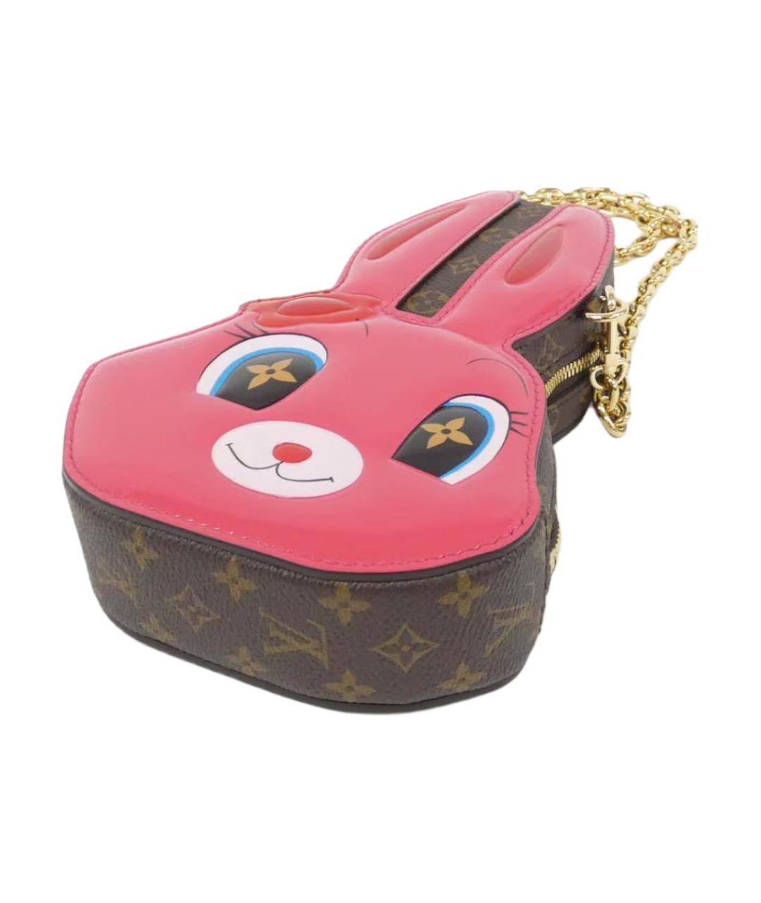 LOUIS VUITTON Розовый кошелек, фото 4