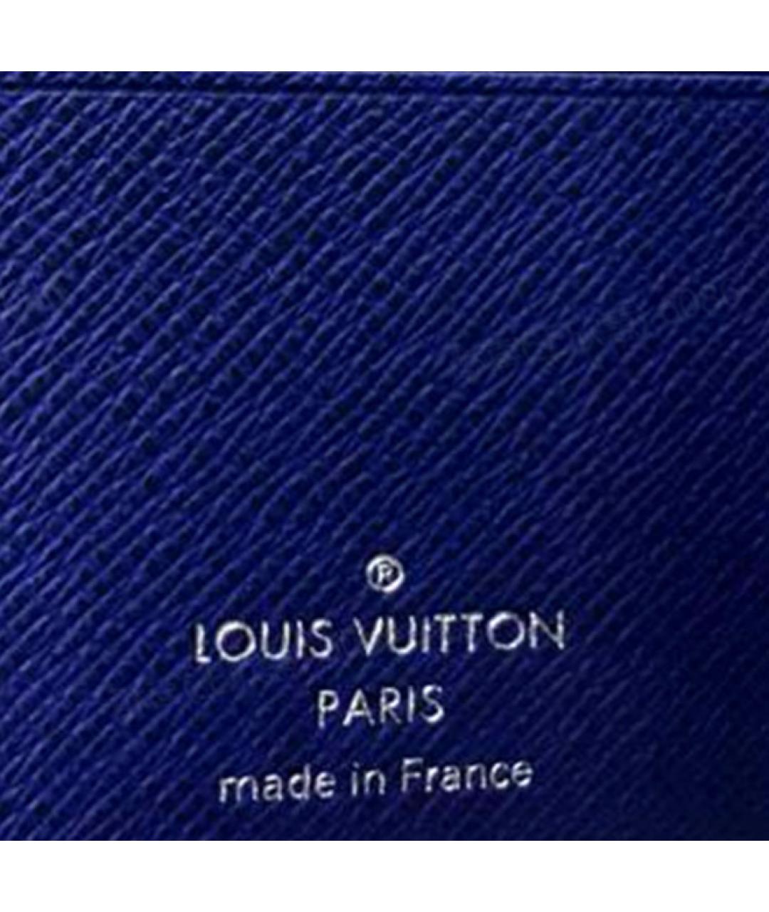 LOUIS VUITTON Синий кошелек, фото 6
