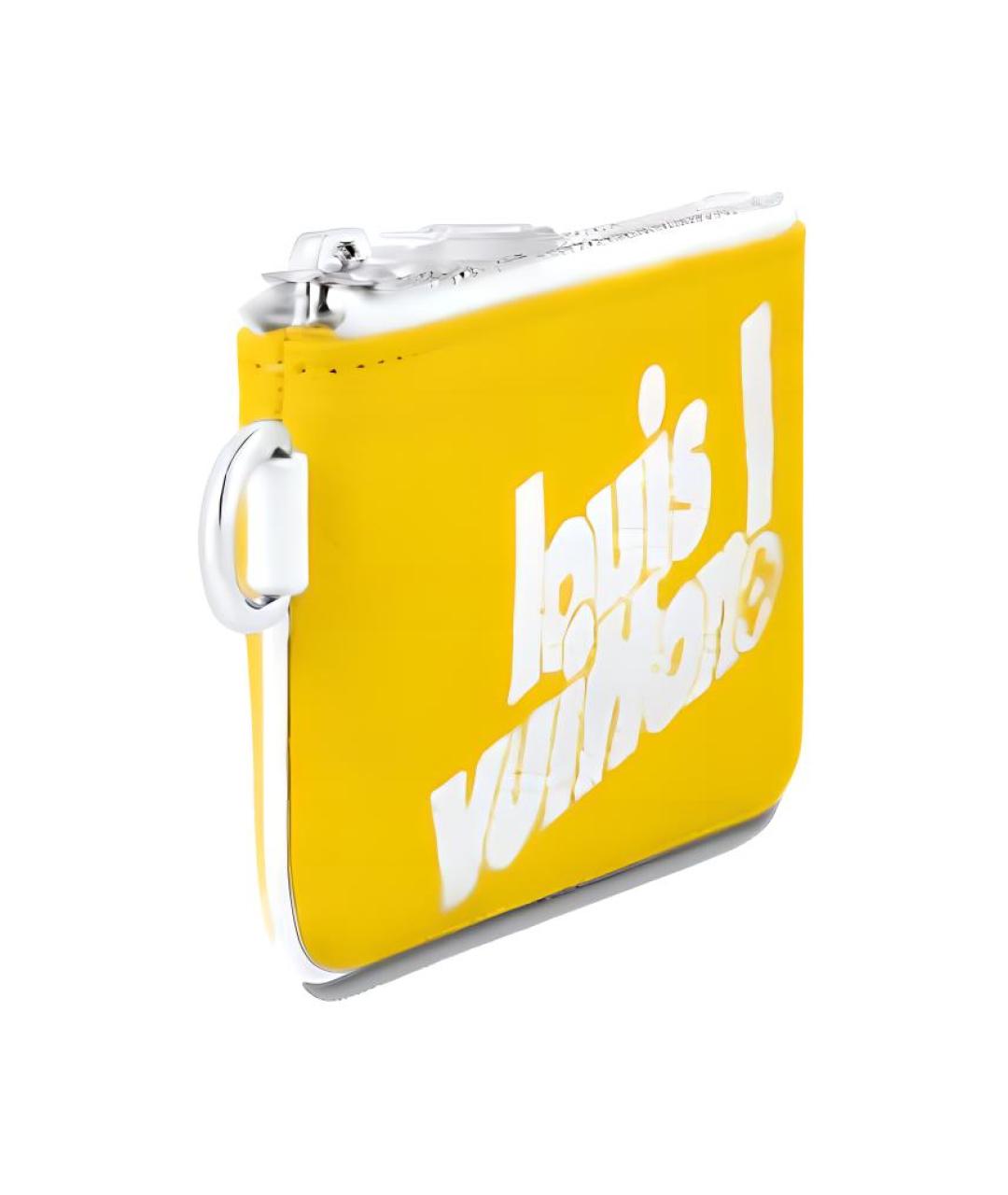 LOUIS VUITTON Желтый кошелек, фото 3