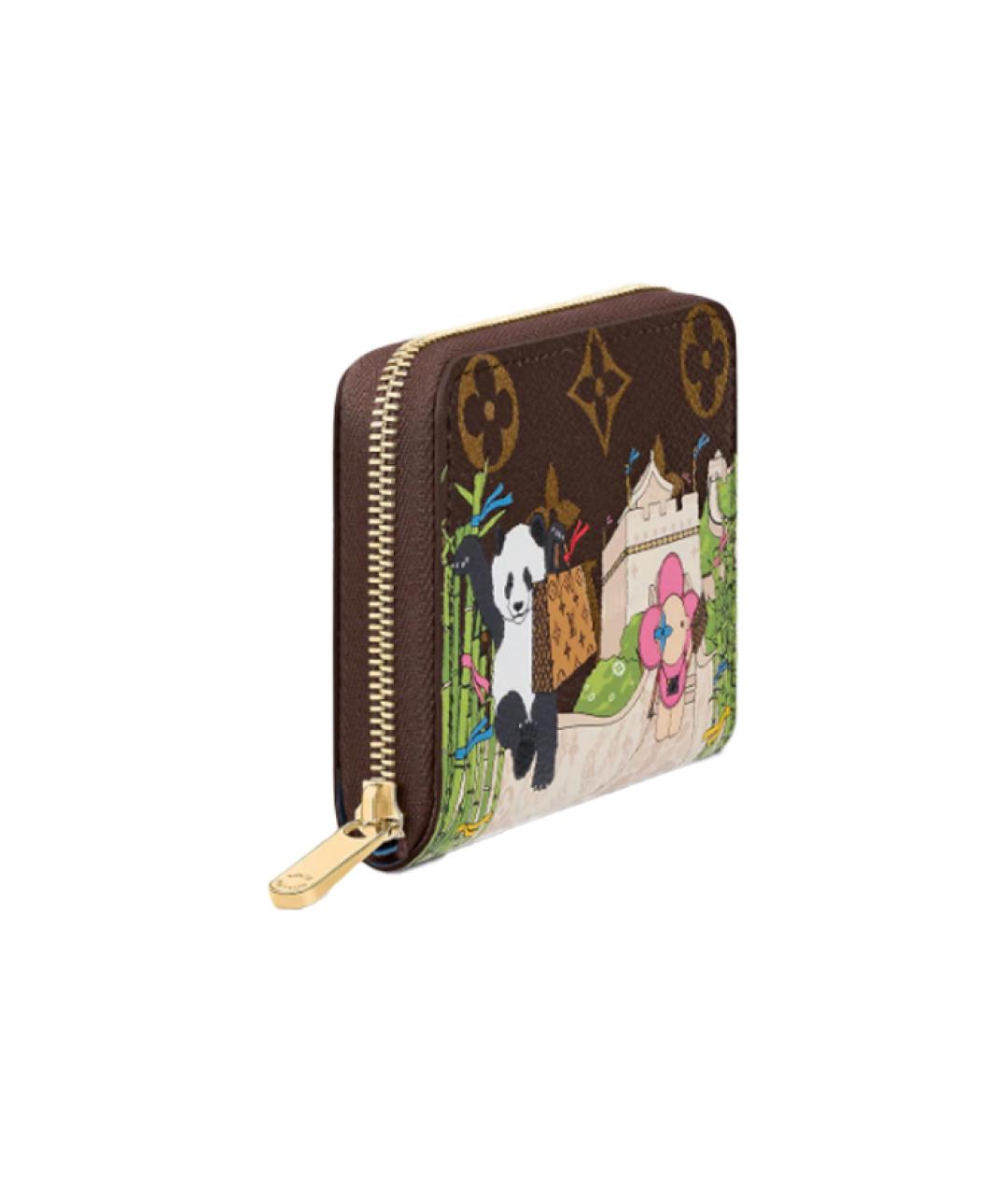 LOUIS VUITTON Коричневый кошелек, фото 3