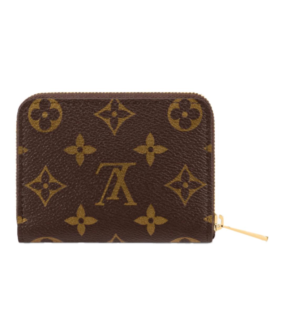 LOUIS VUITTON Коричневый кошелек, фото 2