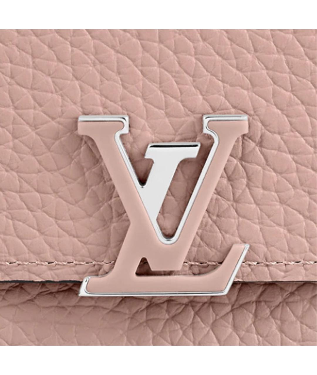 LOUIS VUITTON Розовый кошелек, фото 5