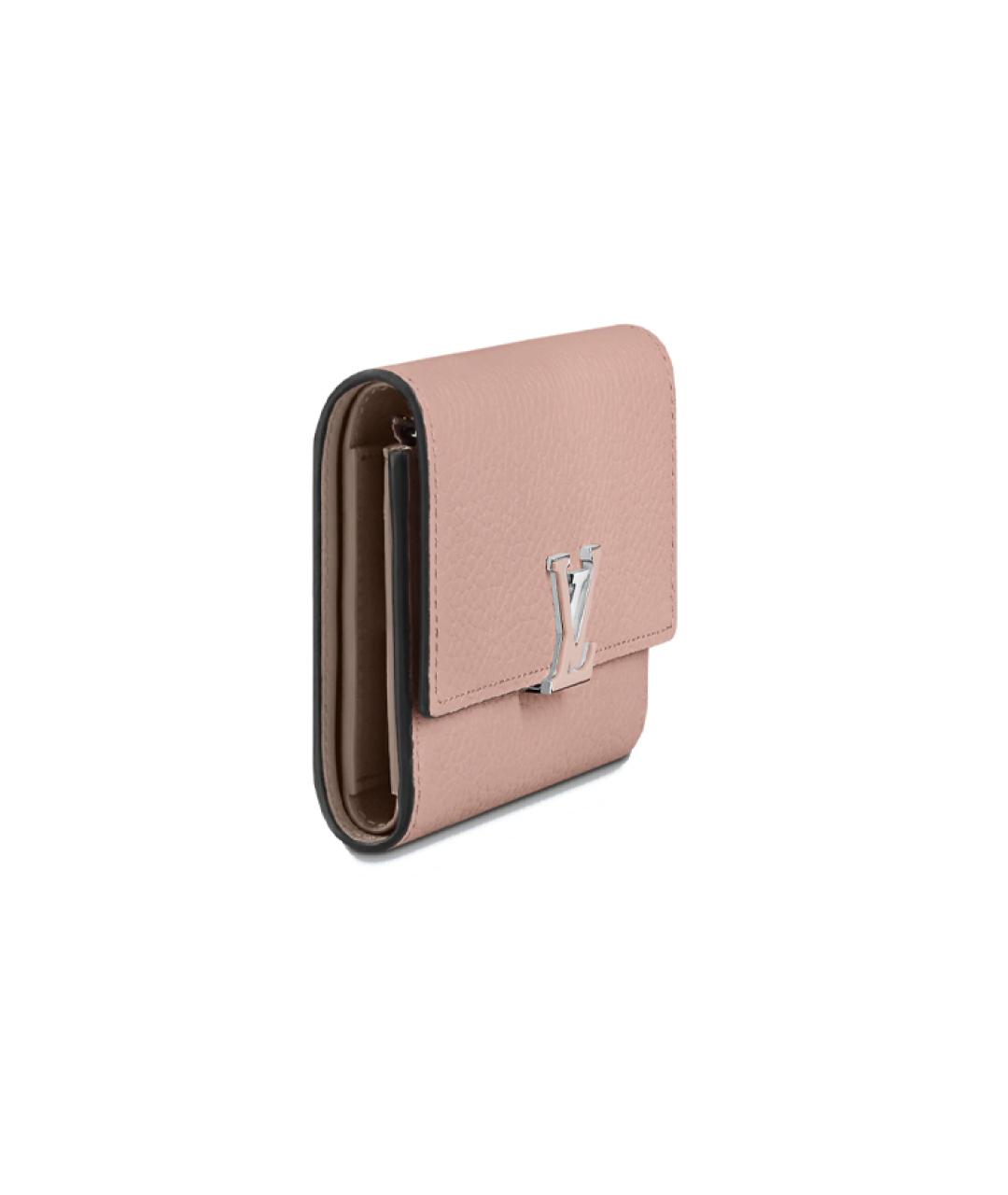 LOUIS VUITTON Розовый кошелек, фото 2