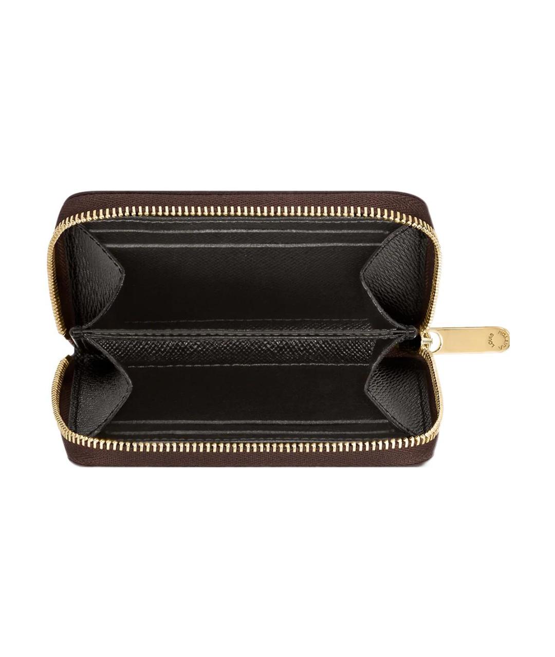 LOUIS VUITTON Коричневый кошелек, фото 3