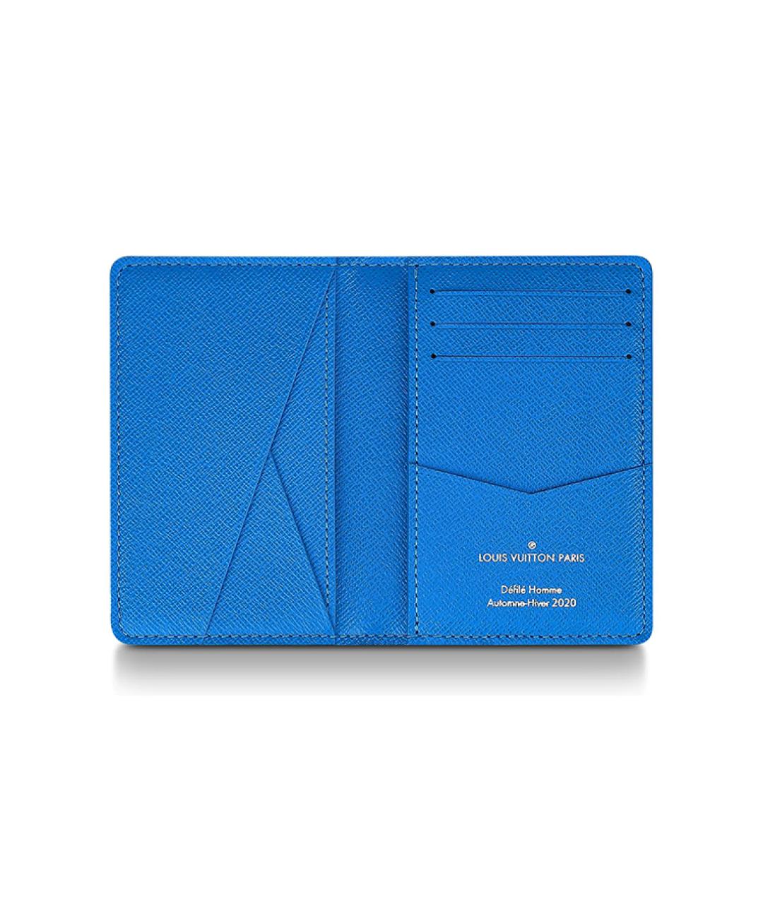 LOUIS VUITTON Синий кошелек, фото 4