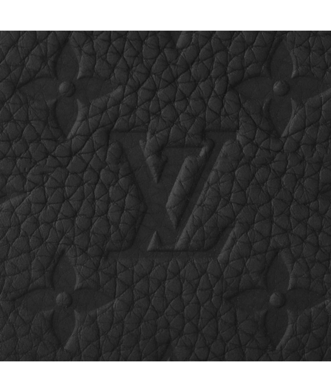 LOUIS VUITTON Черный бархатный кошелек, фото 5