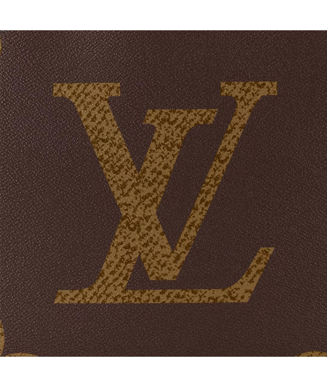 LOUIS VUITTON Коричневый кошелек, фото 5