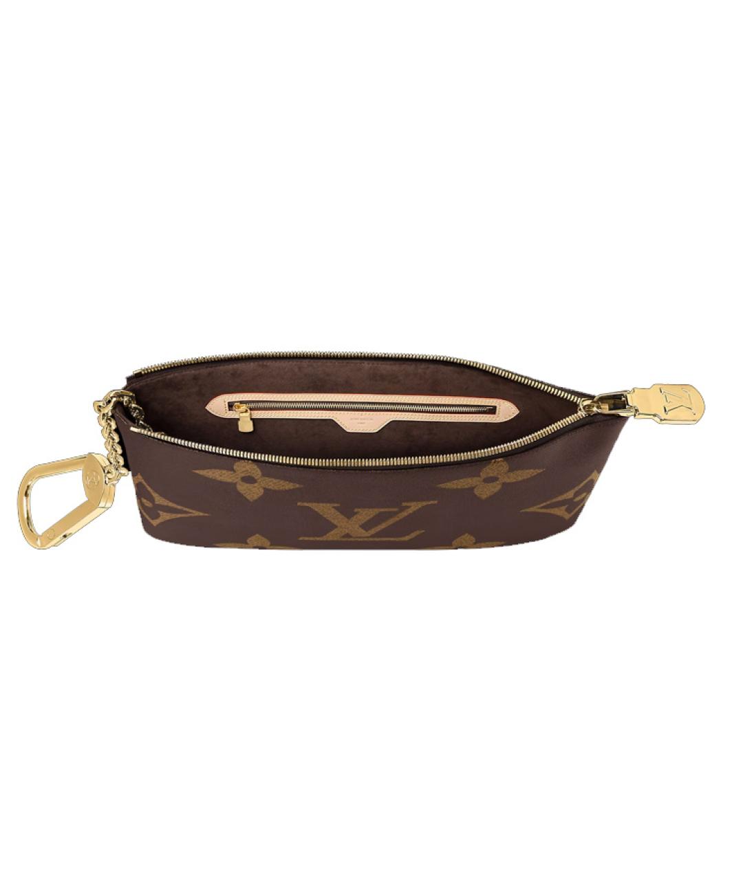 LOUIS VUITTON Коричневый кошелек, фото 4