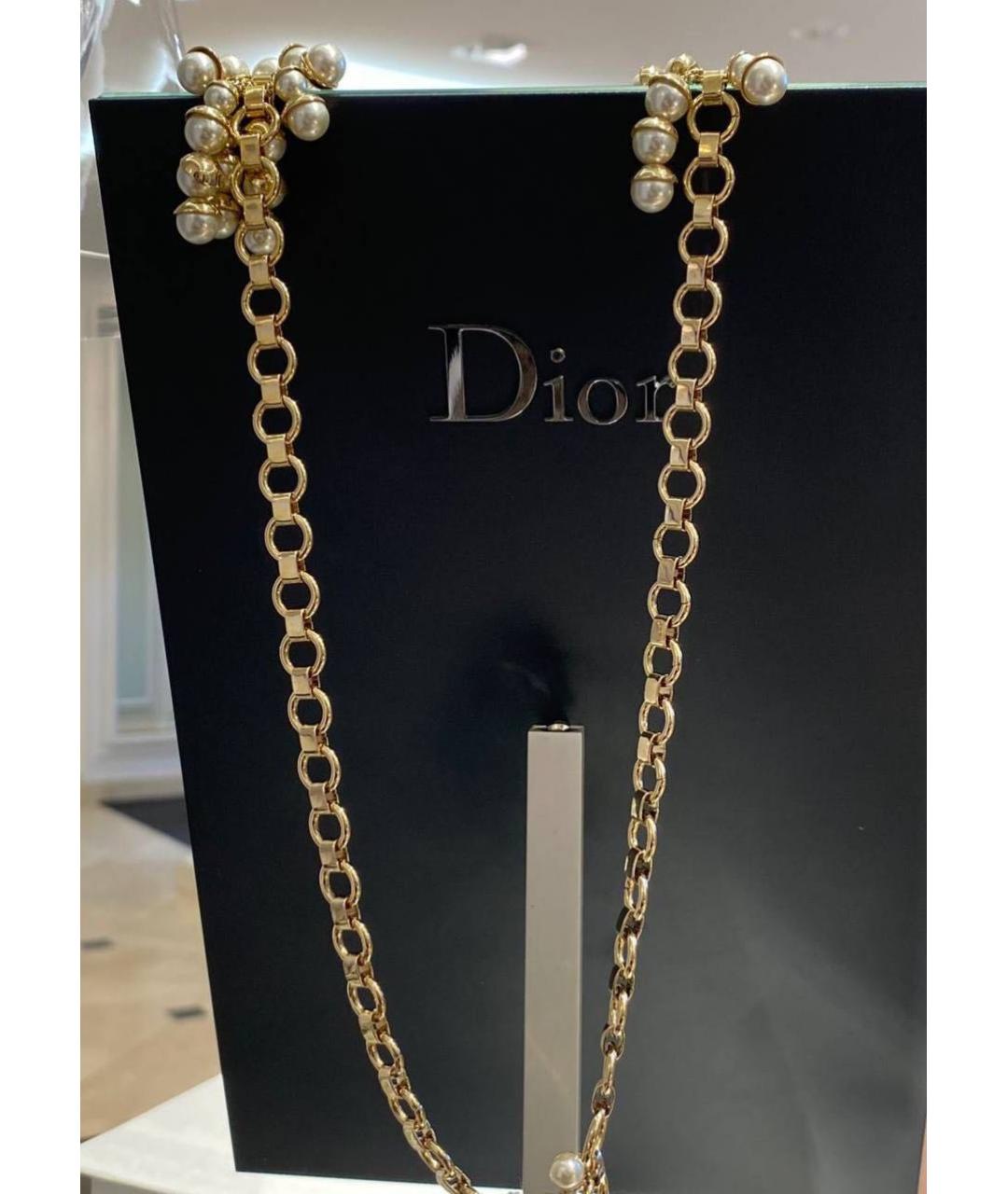 CHRISTIAN DIOR Золотая подвеска, фото 3