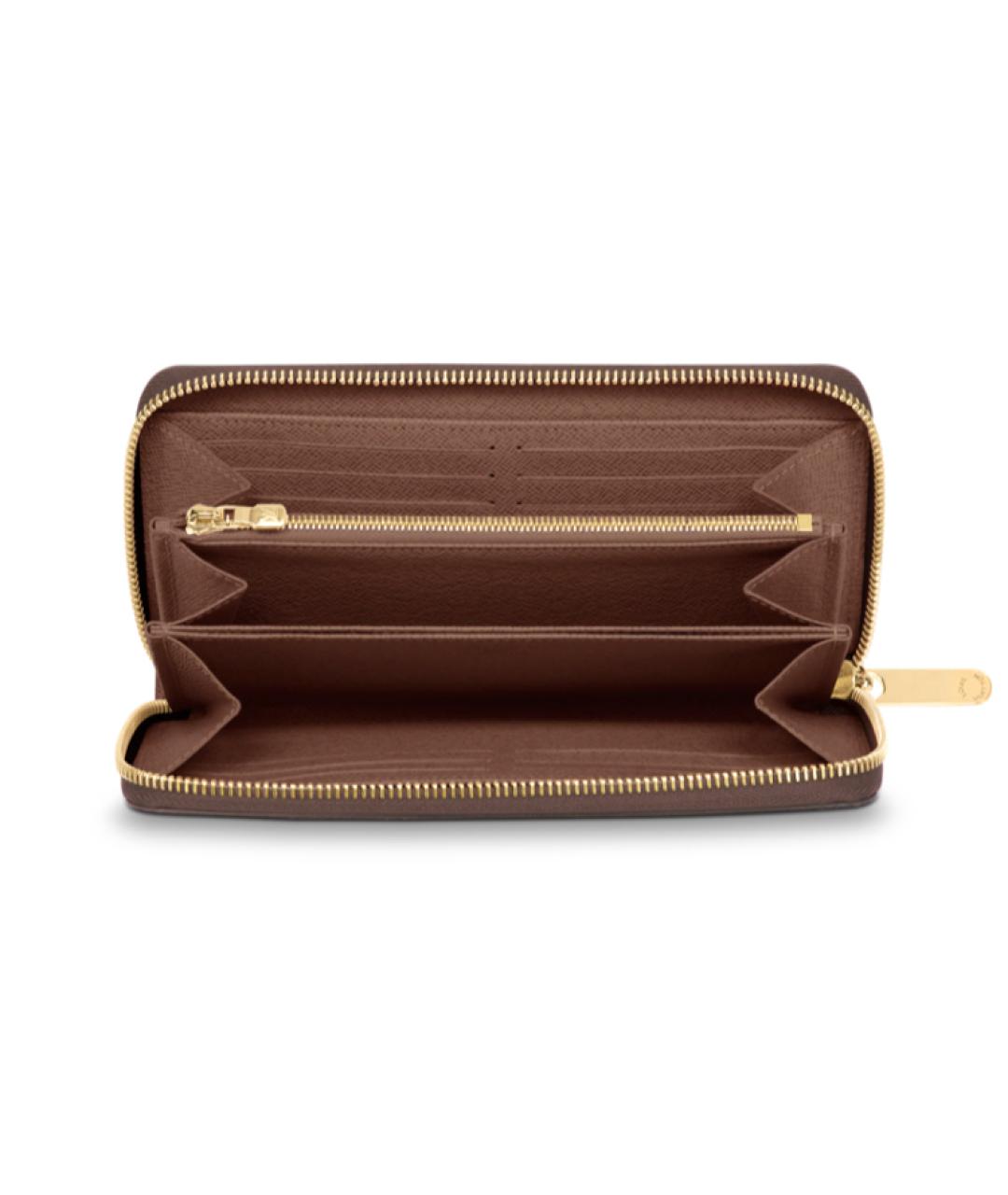 LOUIS VUITTON Коричневый кошелек, фото 4