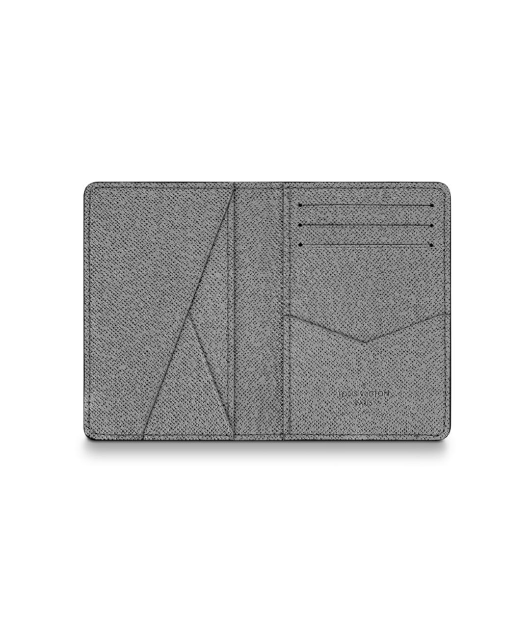 LOUIS VUITTON Серебрянный кошелек, фото 3