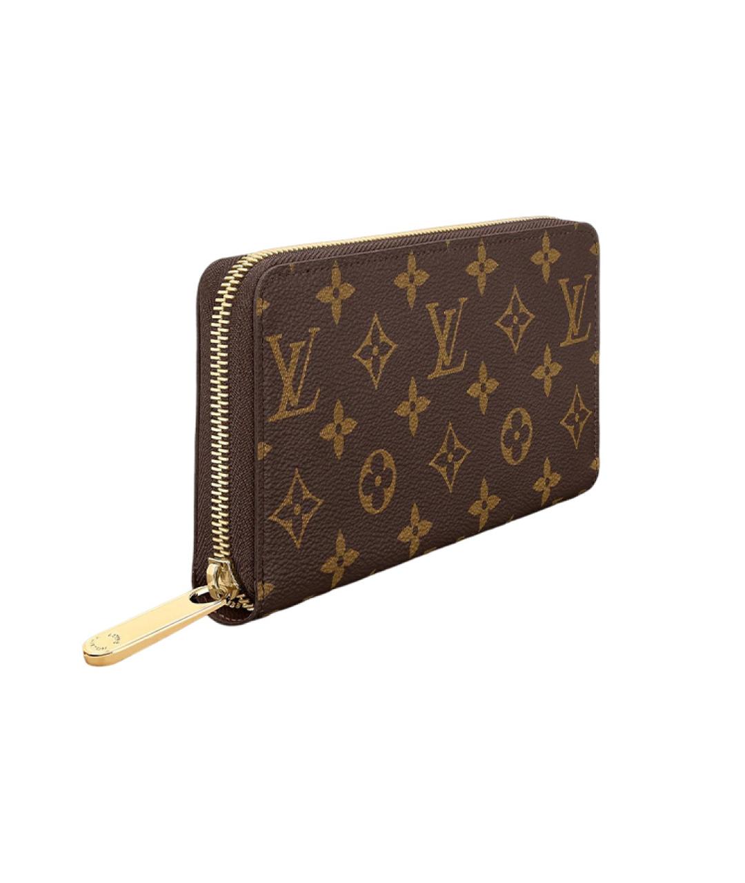 LOUIS VUITTON Коричневый кошелек, фото 2