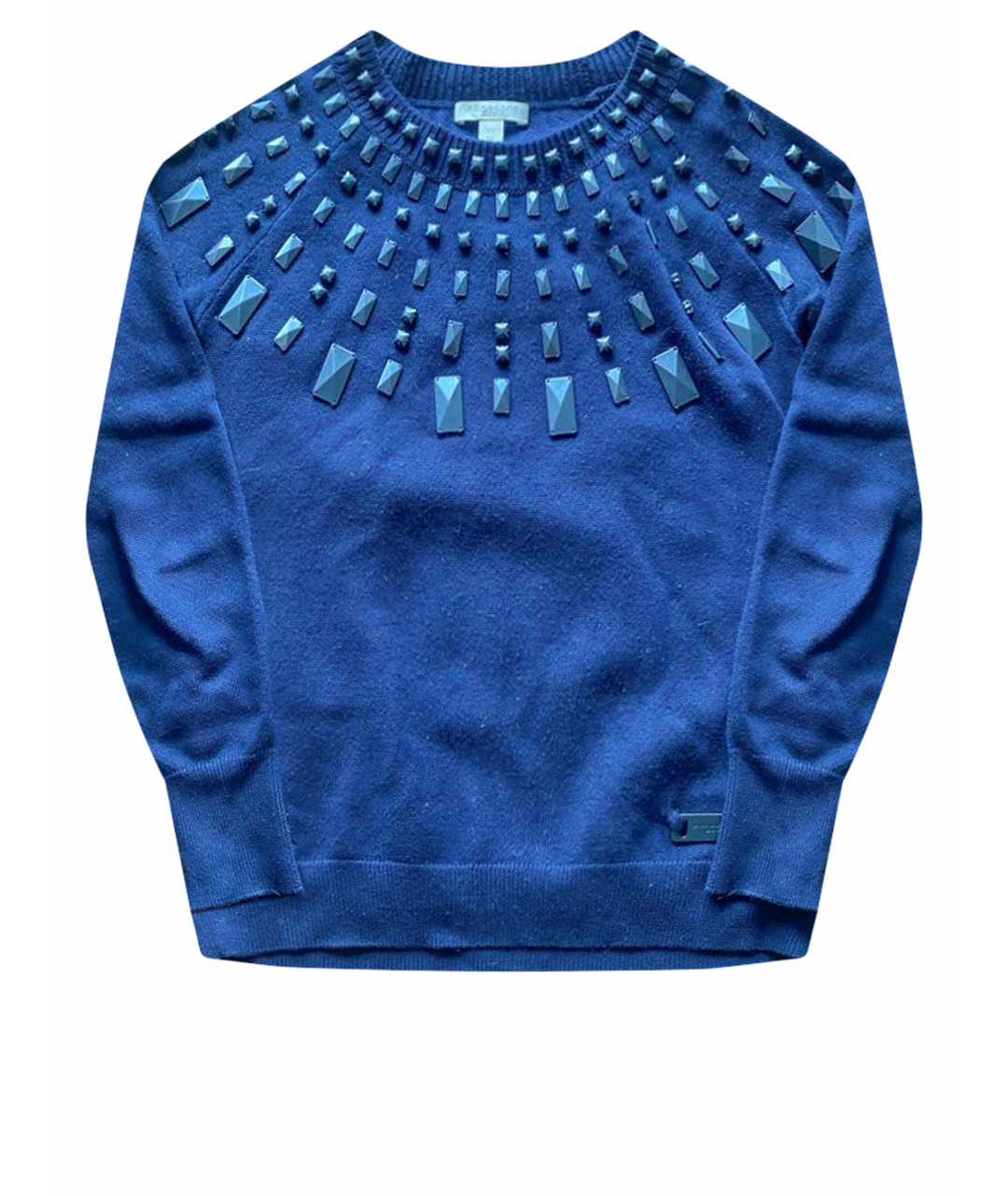 BURBERRY BRIT Темно-синий шерстяной джемпер / свитер, фото 1