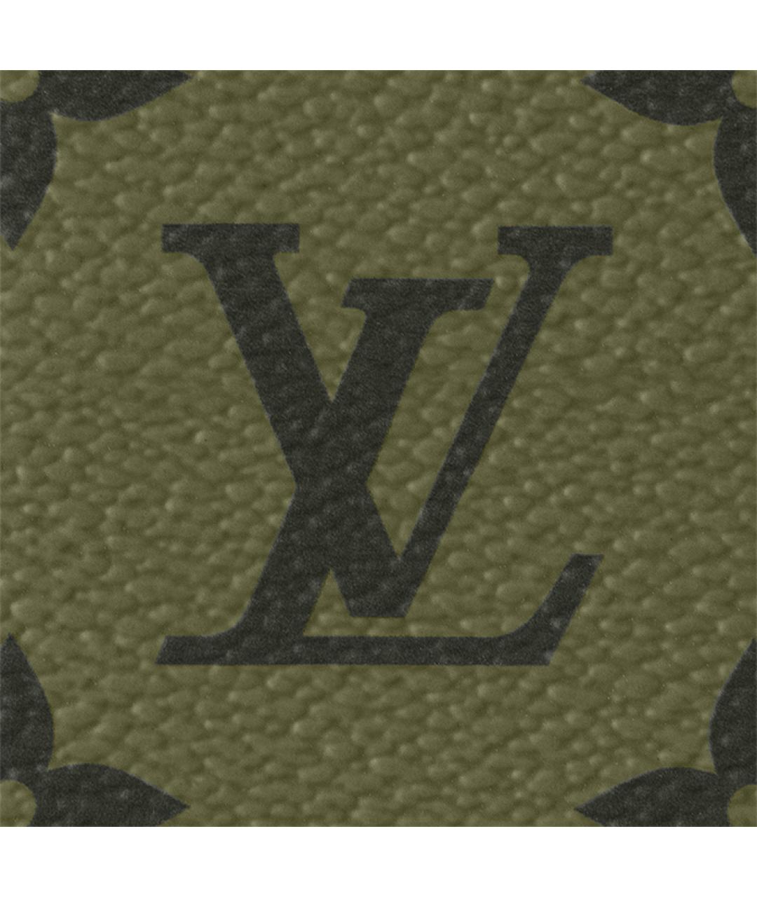 LOUIS VUITTON Зеленый кошелек, фото 5