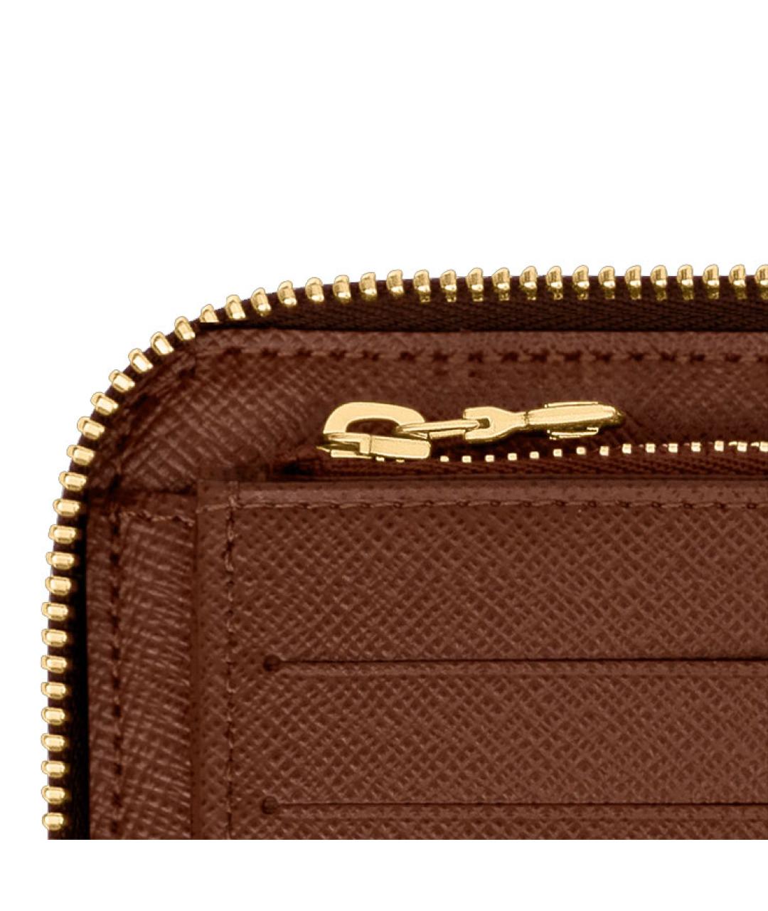 LOUIS VUITTON Коричневый кошелек, фото 7