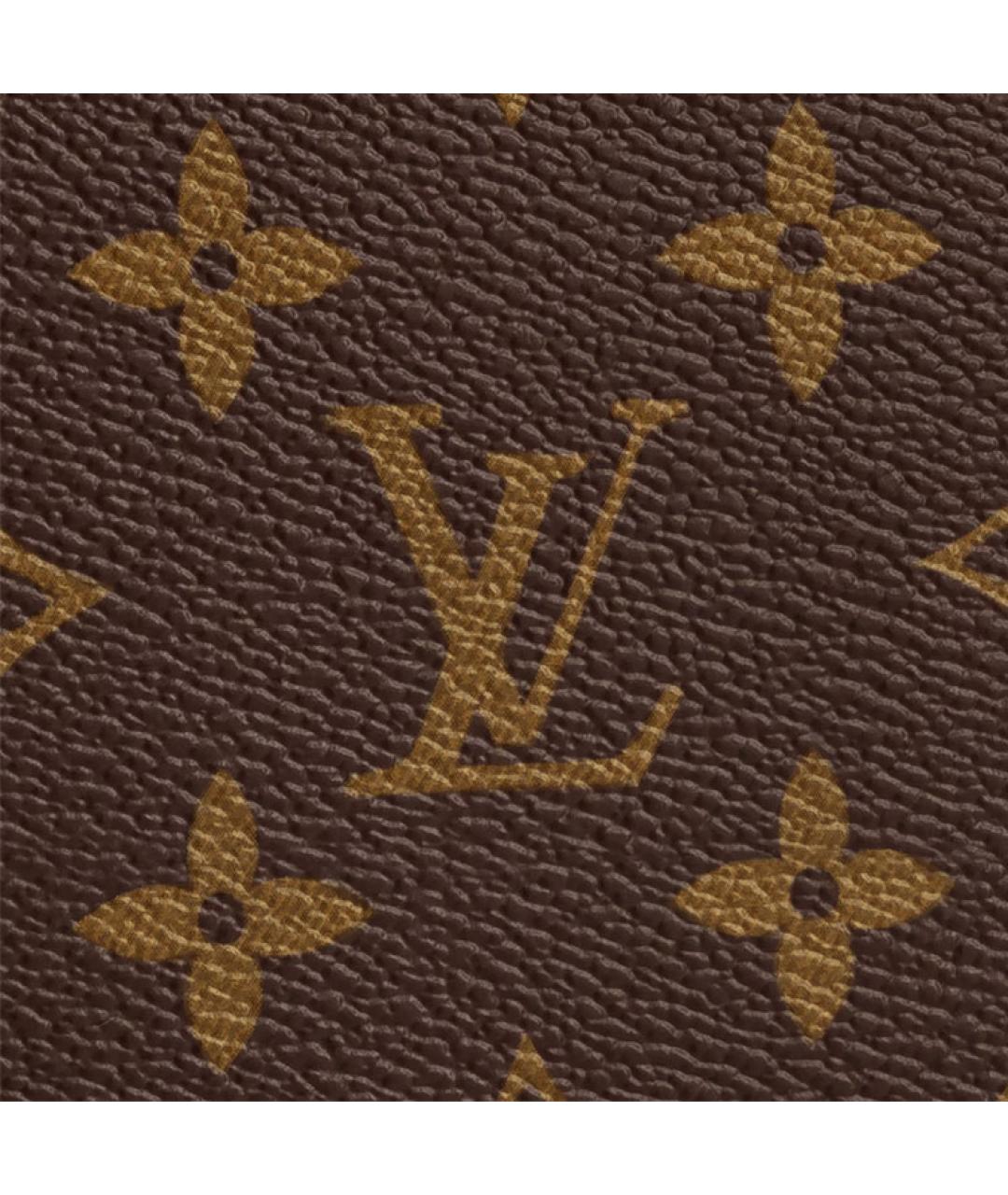 LOUIS VUITTON Коричневый кошелек, фото 8