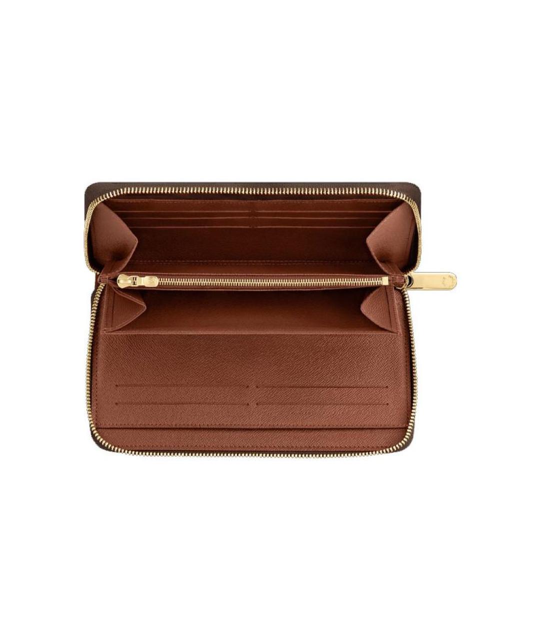 LOUIS VUITTON Коричневый кошелек, фото 6