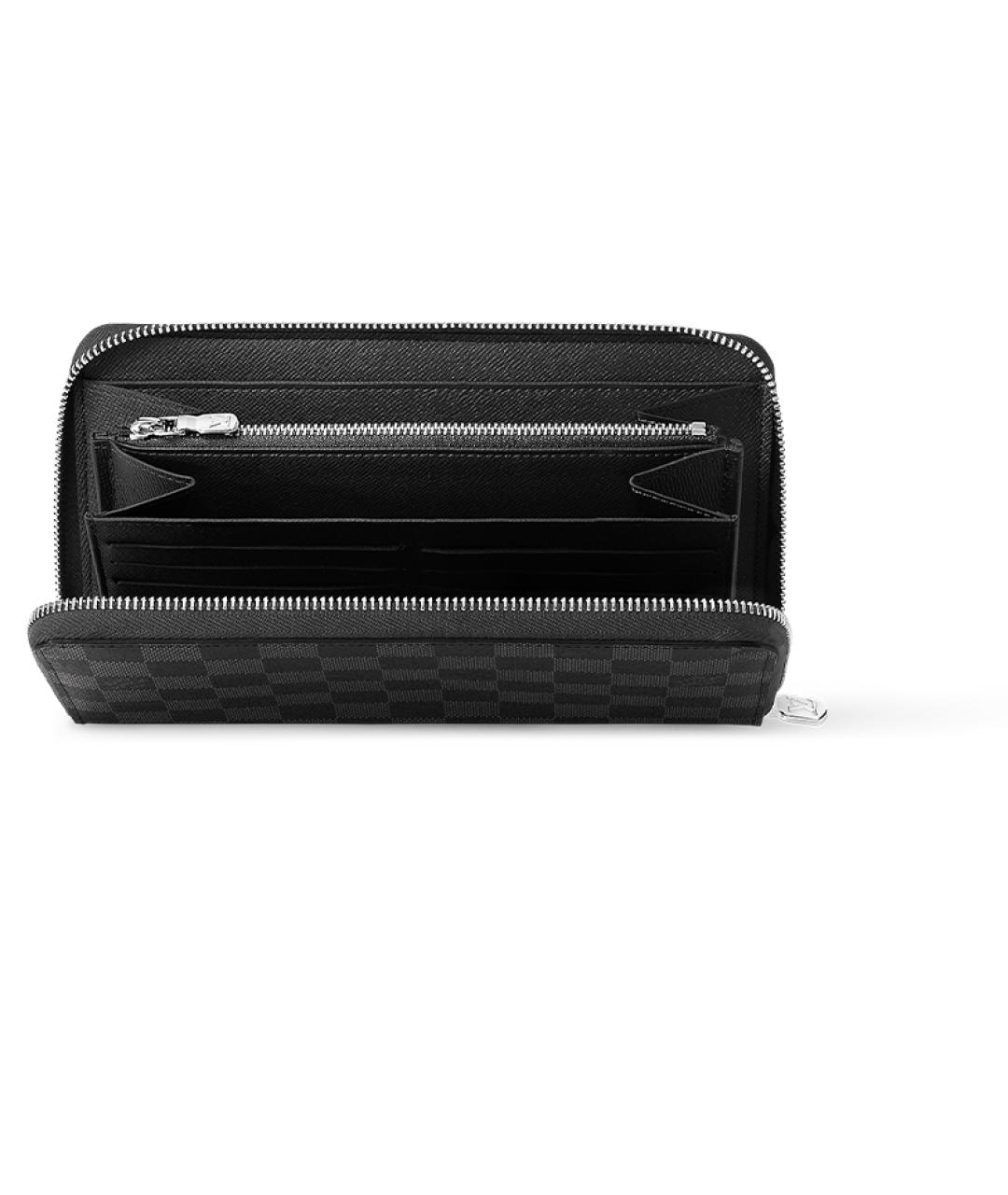 LOUIS VUITTON Черный кошелек, фото 4