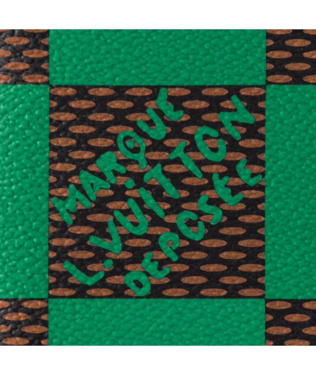 LOUIS VUITTON Зеленый кошелек, фото 5
