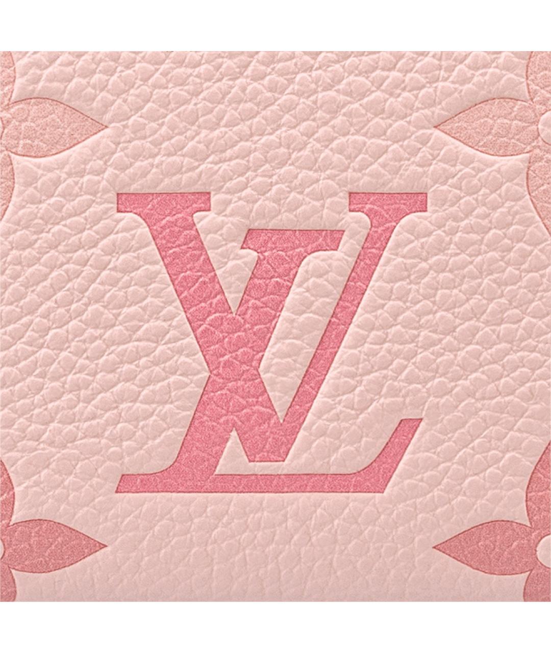 LOUIS VUITTON Розовый кошелек, фото 5