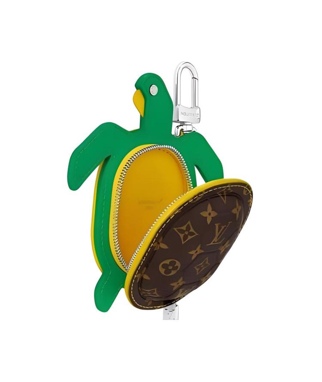 LOUIS VUITTON Коричневый кошелек, фото 3