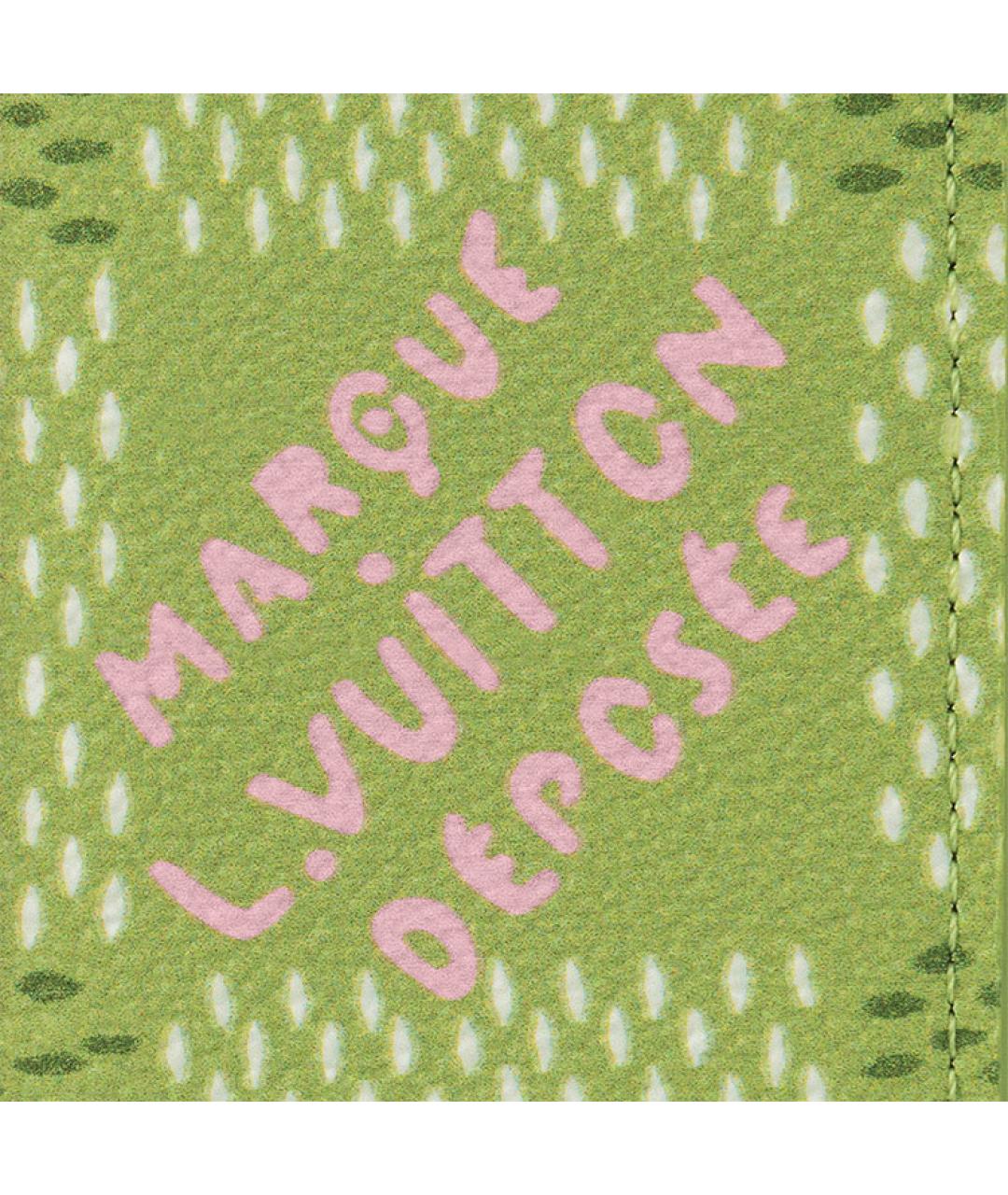 LOUIS VUITTON Зеленый кошелек, фото 6