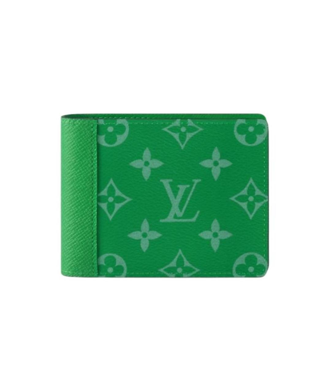 LOUIS VUITTON Зеленый кардхолдер, фото 1